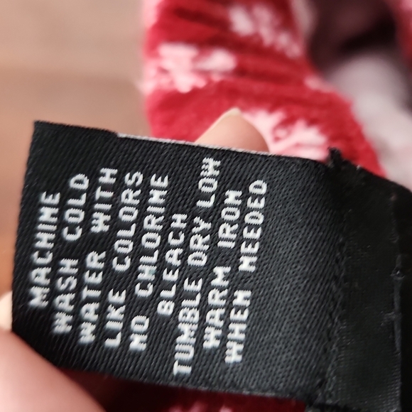 PB Basic Christmas Pajama Pants Small Red White - Picture 11 of 11